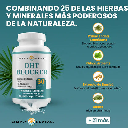 Capilox™ – Bloqueador Natural de DHT para un Cabello Más Fuerte y Abundante