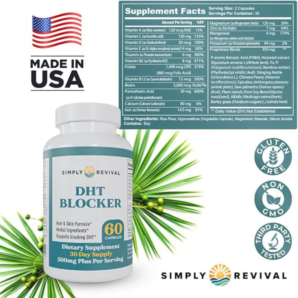 Capilox™ – Bloqueador Natural de DHT para un Cabello Más Fuerte y Abundante