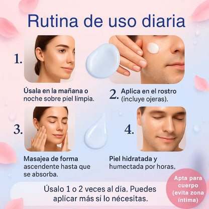 RosavitaE ®️ – única con tecnología que regula tu hidratación según la necesidad en cada zona de tu rostro