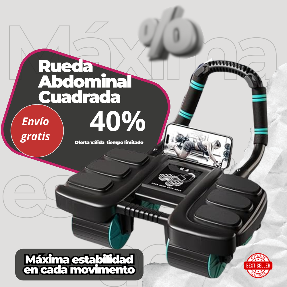 Rueda Abdominal PRO ©️: ¡Logra el cuerpo que deseas en solo 15 minutos al día!