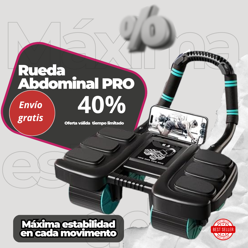 Rueda Abdominal PRO ©️: ¡Logra el cuerpo que deseas en solo 15 minutos al día!